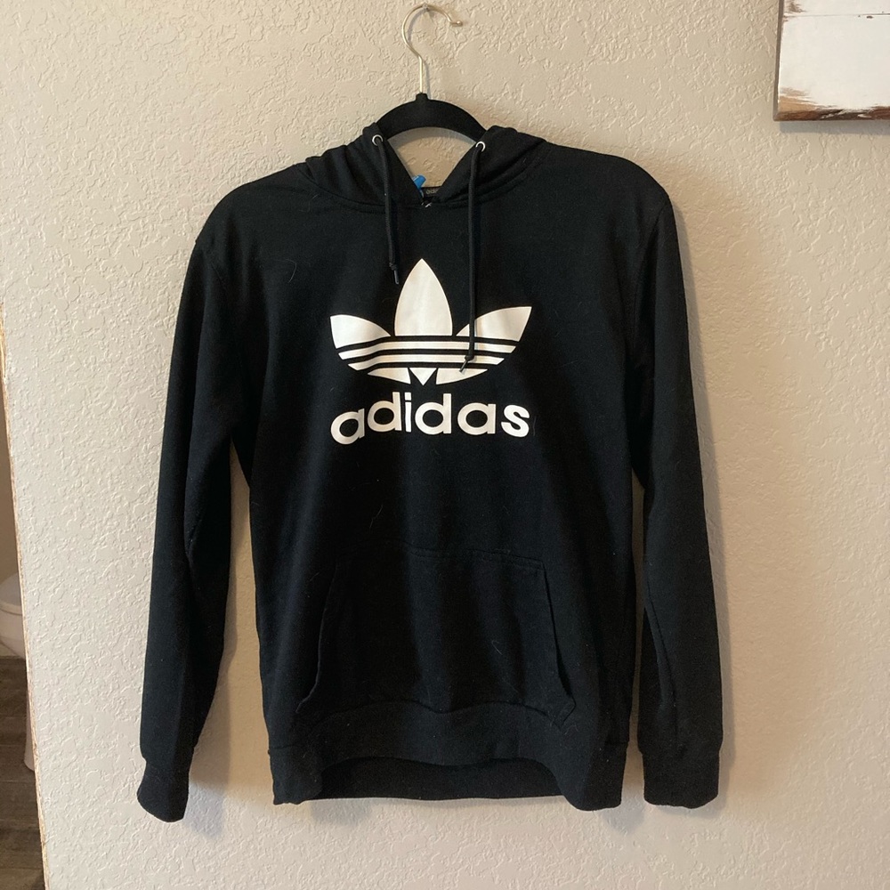 Black womens small adidas hoodie